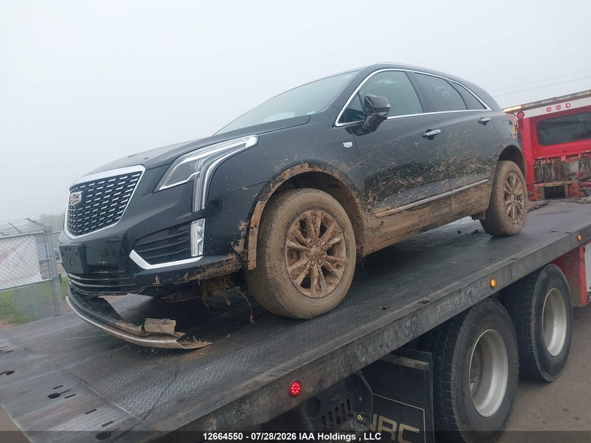 2021 Cadillac Xt5 Premium Luxury, Удар спереди, IAAI, VIN 1GYKNDRS6MZ214119 — фото 2