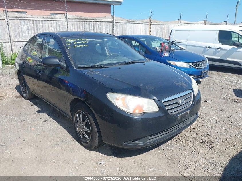 Vin: kmhdu4bd6au090676, lot: 3067146, hyundai elantra gl 20101