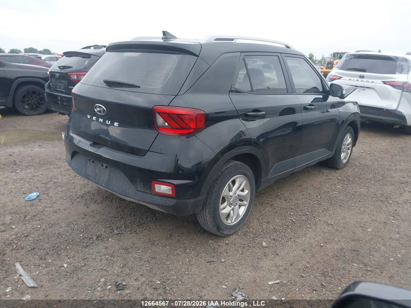 Vin: kmhrc8a36lu046852, lot: 3067153, hyundai venue preferred 20204