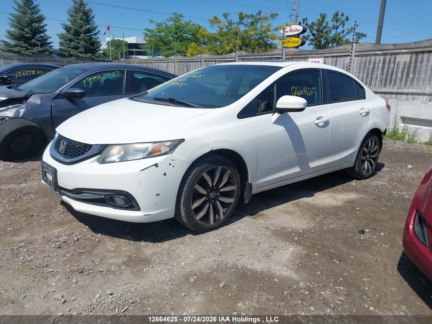Vin: 2hgfb2f70fh049533, lot: 3067214, honda civic touring 20152