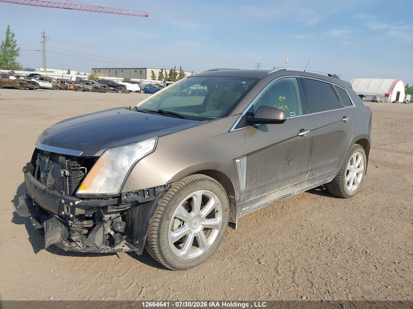 2014 Cadillac SRX, Удар спереди, IAAI, VIN 3GYFNFE37ES540974 — фото 2