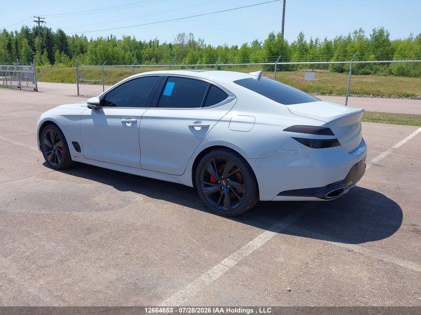 Vin: kmtg54texnu095456, lot: 3067242, genesis g70 sport advanced/sport prestige 20223