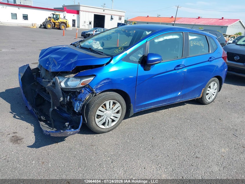 2016 Honda Fit, Удар спереду, IAAI, VIN 3HGGK5H55GM107902 — фото 2