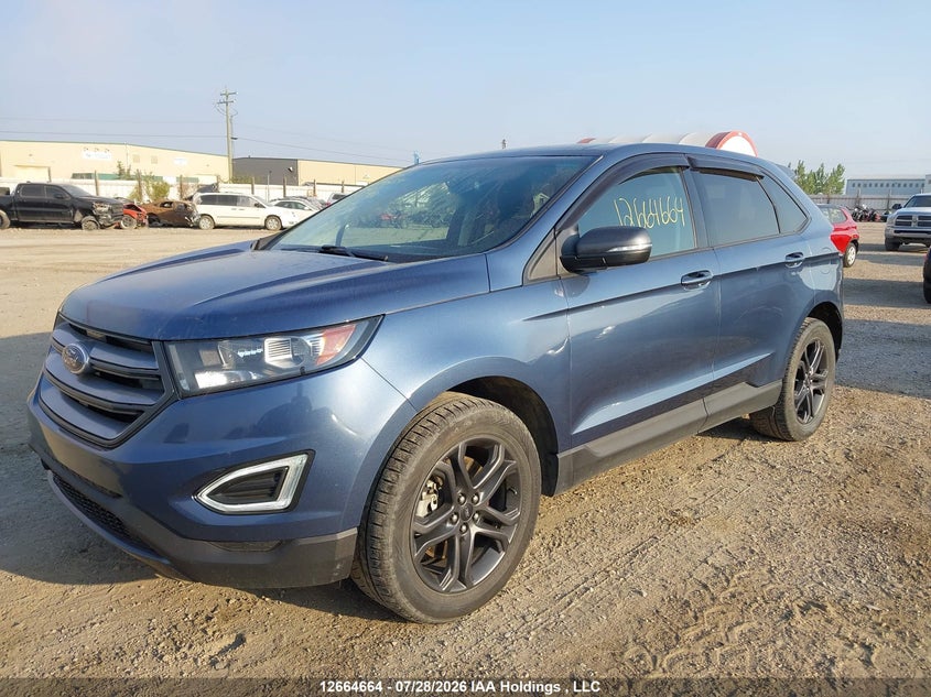 Vin: 2fmpk4j90jbc56843, lot: 3067253, ford edge sel 20182