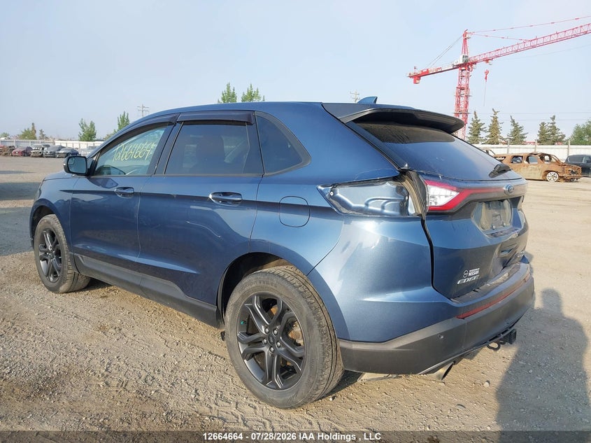 Vin: 2fmpk4j90jbc56843, lot: 3067253, ford edge sel 20183
