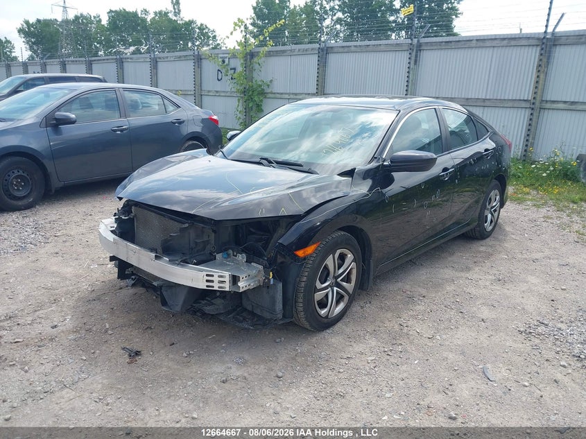 Vin: 2hgfc2f50gh040960, lot: 3067256, honda civic lx 20162