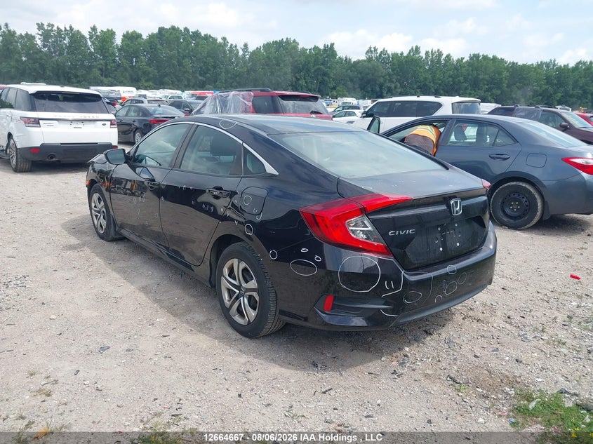 Vin: 2hgfc2f50gh040960, lot: 3067256, honda civic lx 20163
