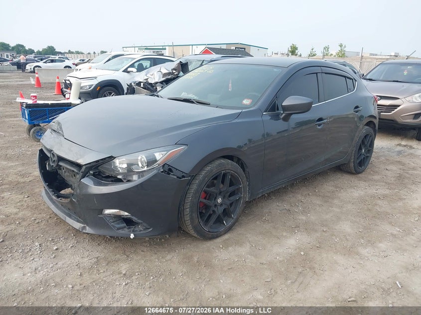 2015 Mazda 3, Front, IAAI, VIN 3MZBM1L75FM193583 — photo 2