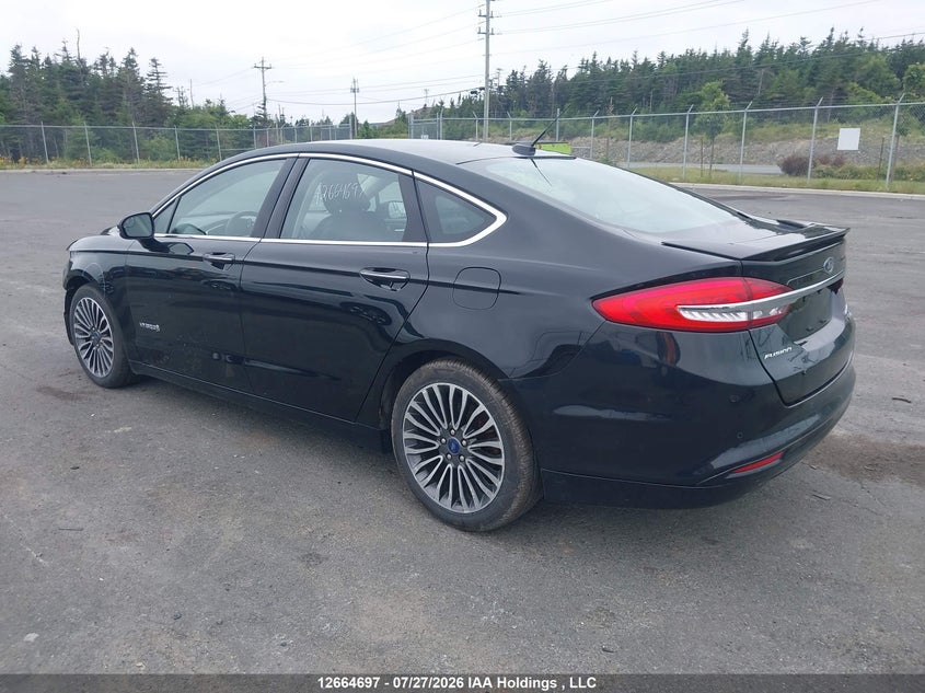Vin: 3fa6p0ru1jr215566, lot: 3067287, ford fusion hybrid titanium 20183
