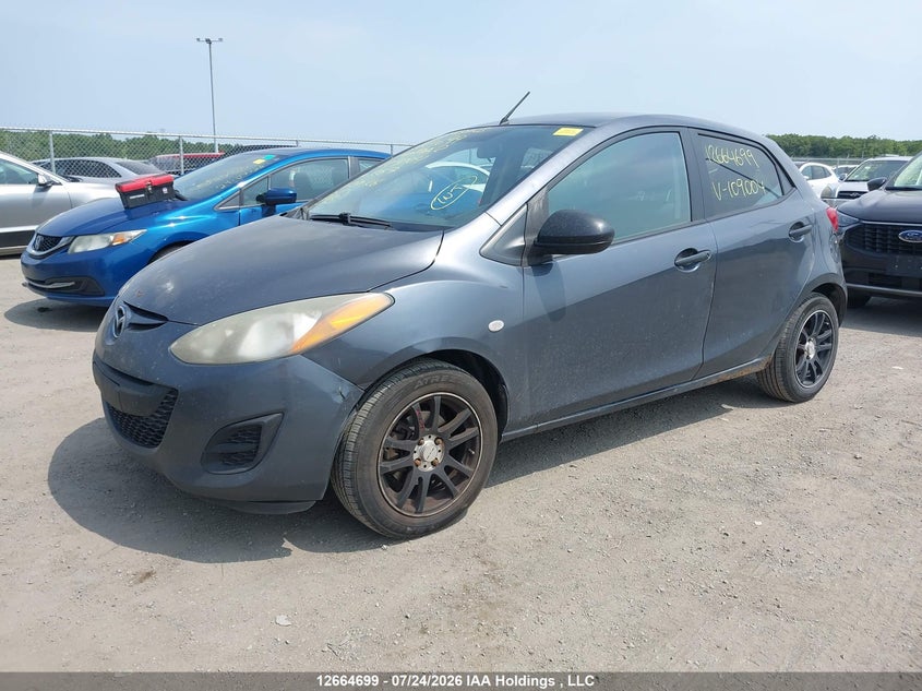 Vin: jm1de1hy6b0109004, lot: 3067289, mazda mazda2 20112