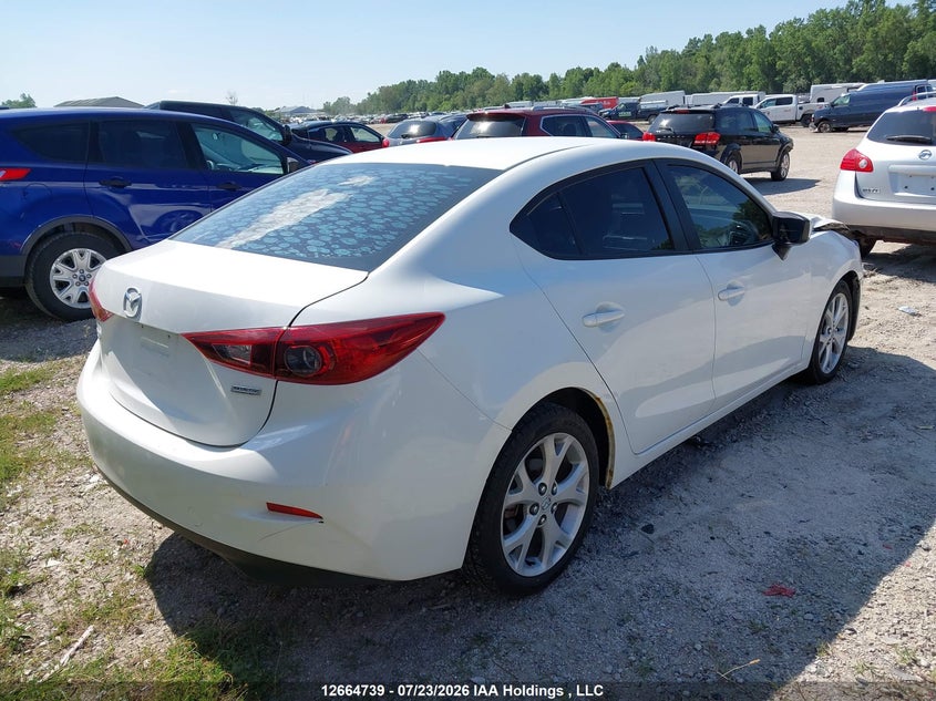 Vin: 3mzbm1u72gm241198, lot: 3067338, mazda mazda3 g/gx 20164