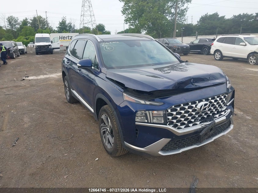 2022 Hyundai Santa Fe Sel, Удар сзади, IAAI, VIN 5NMS3DAJ1NH433283