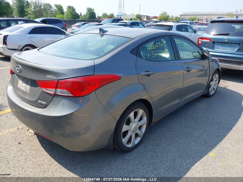 Vin: 5npdh4ae6dh327944, lot: 3067349, hyundai elantra gls/limited 20134