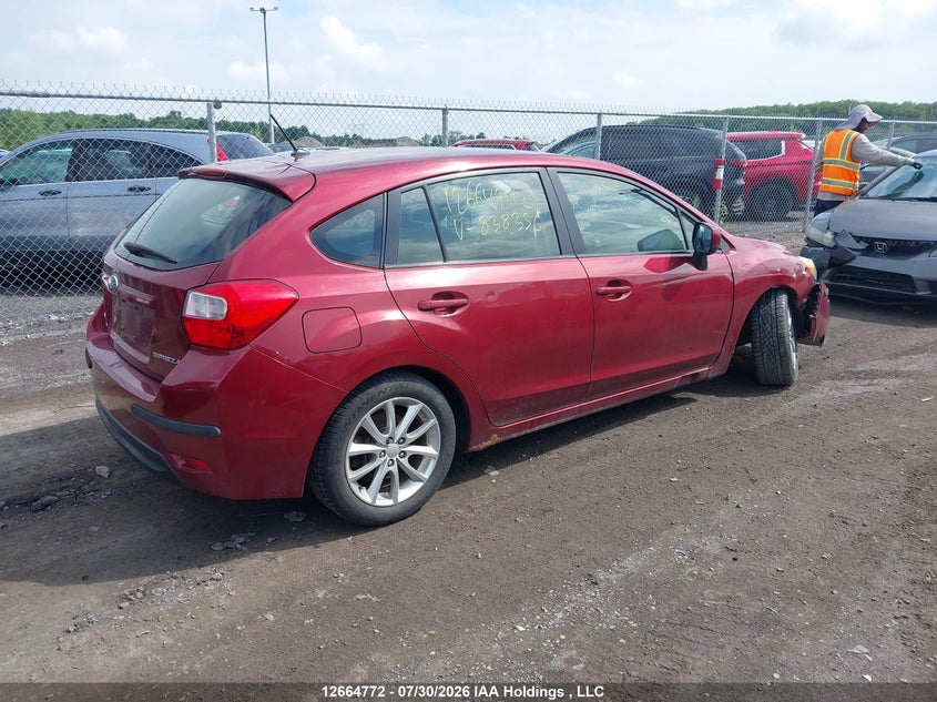 Vin: jf1gpac66dh838336, lot: 3067373, subaru impreza premium 20134