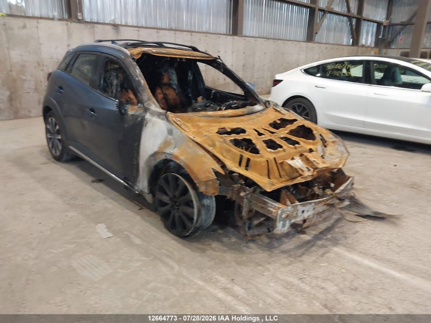 Vin: jm1dkfd75k0434729, lot: 3067374, mazda cx-3 grand touring 2019 img_1
