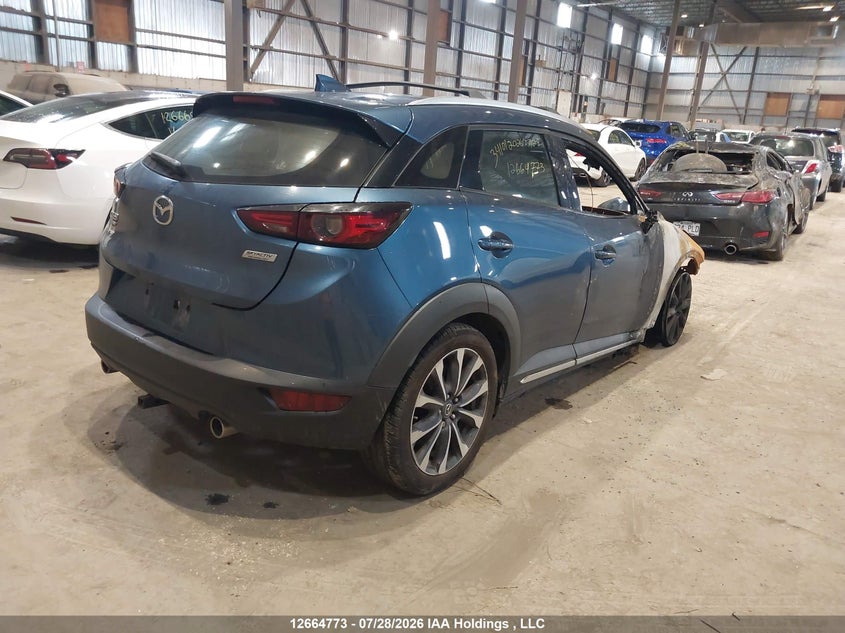 Vin: jm1dkfd75k0434729, lot: 3067374, mazda cx-3 grand touring 20194