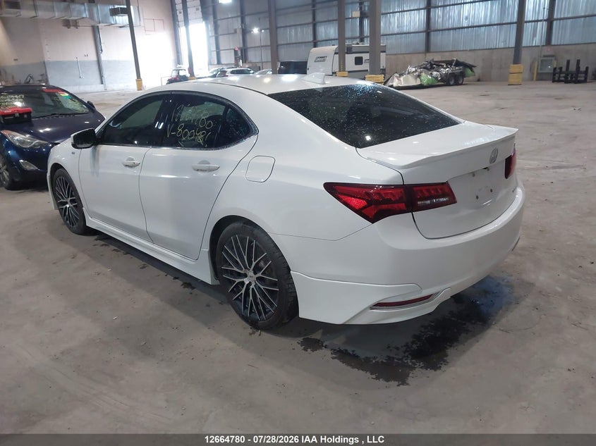Vin: 19uub3f59ha800481, lot: 3067381, acura tlx tech 20173