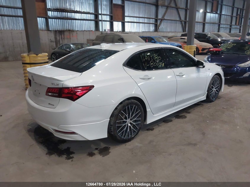 Vin: 19uub3f59ha800481, lot: 3067381, acura tlx tech 20174