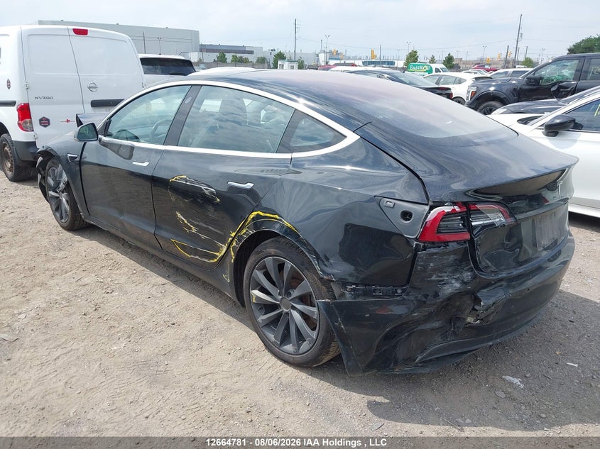 Vin: 5yj3e1ea4jf075597, lot: 3067382, tesla model 3 20183