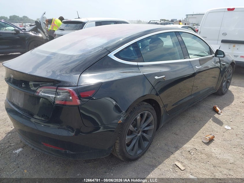 Vin: 5yj3e1ea4jf075597, lot: 3067382, tesla model 3 20184