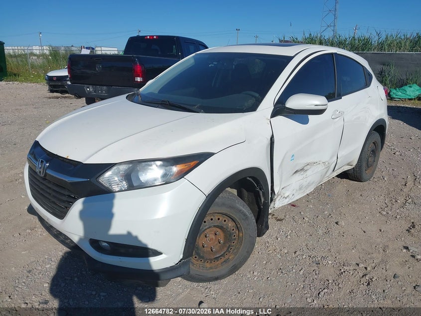2016 Honda HR-V, Левый бок, IAAI, VIN 3CZRU6H56GM105366 — фото 2