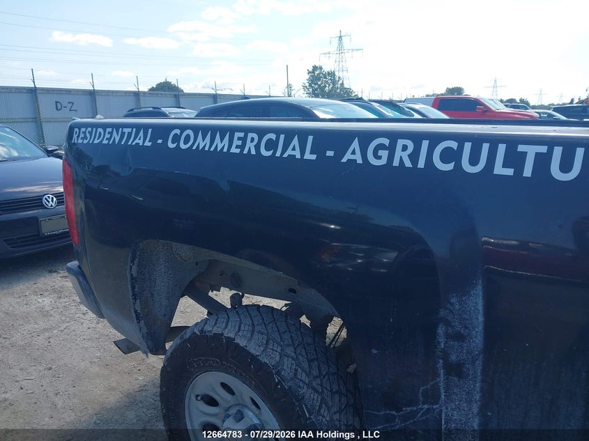 2012 CHEVROLET SILVERADO COUPE 4.3L V6 FI OHV 12V NF2