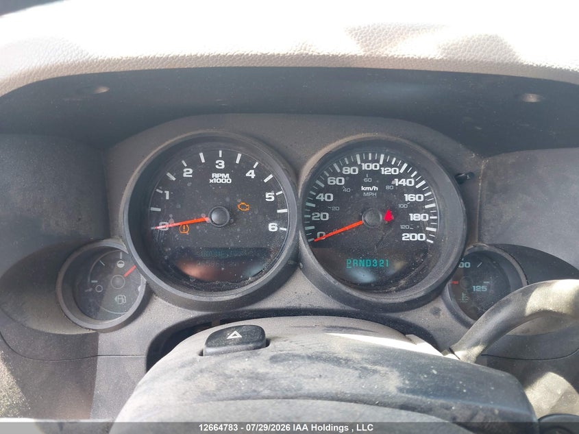 2012 CHEVROLET SILVERADO COUPE 4.3L V6 FI OHV 12V NF2