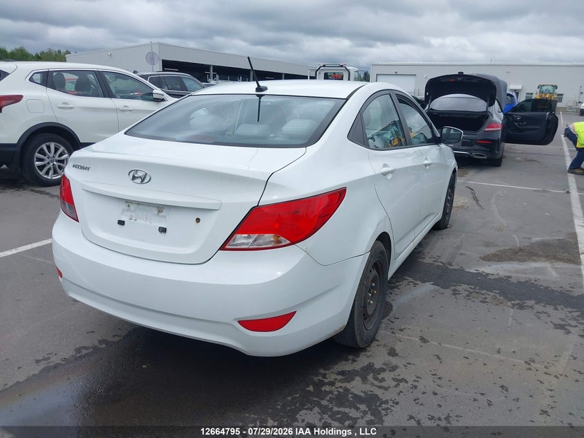 Vin: kmhct4ae0gu008796, lot: 3067397, hyundai accent se 20164
