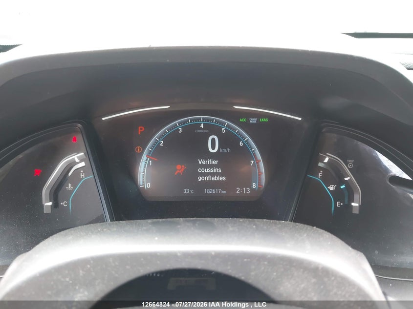 2019 HONDA CIVIC SEDAN 2.0L I4 FI DOHC 16V NF4