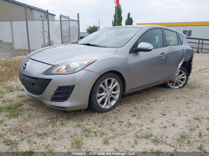 2010 Mazda 3, Left Rear, IAAI, VIN JM1BL1H5XA1127744 — photo 2