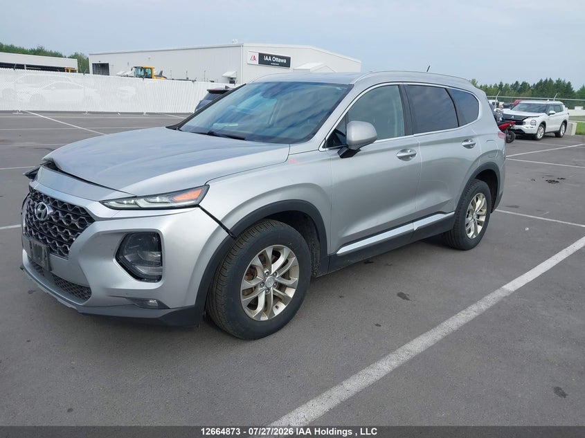 2020 Hyundai Santa Fe Essential Awd With Smartsense Package, Удар спереди, IAAI, VIN 5NMS2CAD9LH254879 — фото 2