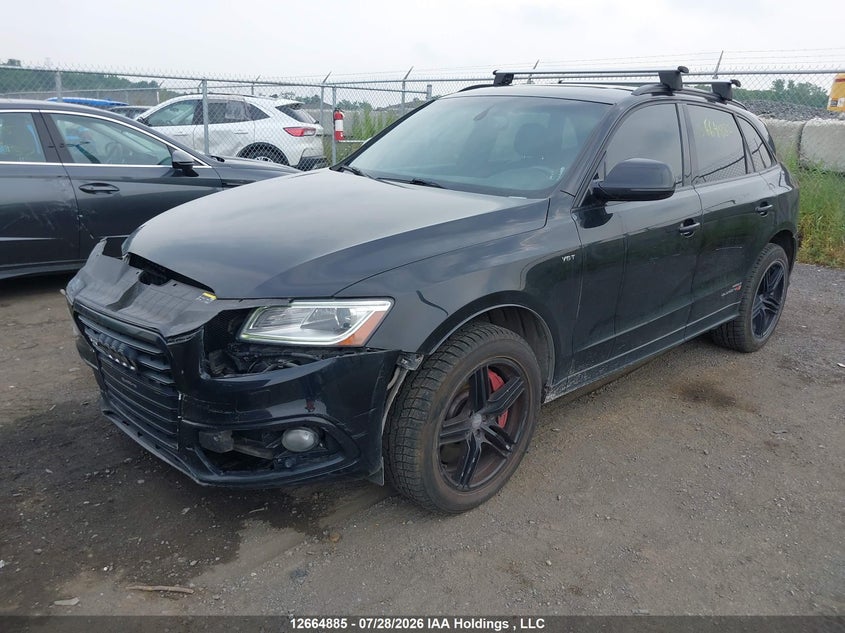 2016 Audi SQ5, Удар спереди, IAAI, VIN WA1LCAFP7GA147543 — фото 2