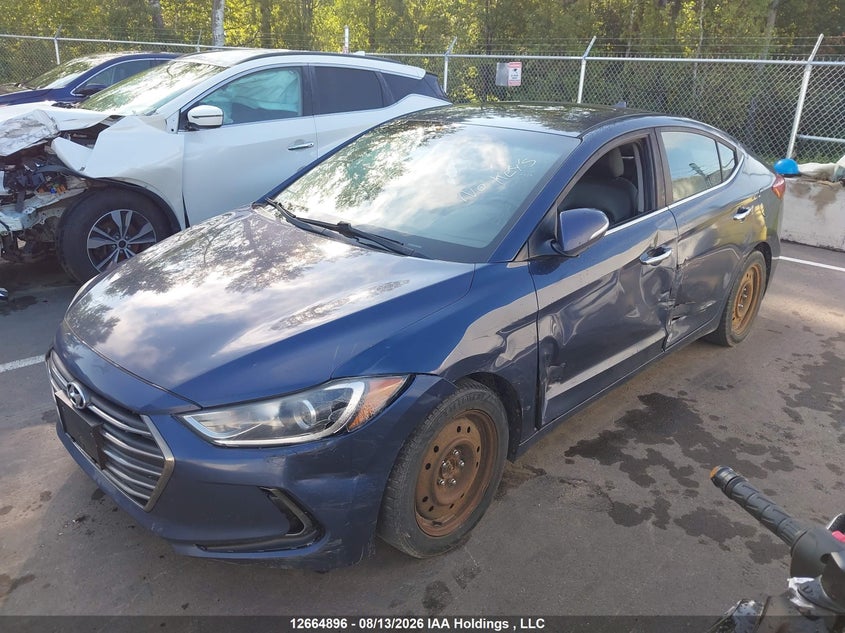 2018 Hyundai Elantra Limited, Левый бок, IAAI, VIN KMHD84LF9JU684330 — фото 2