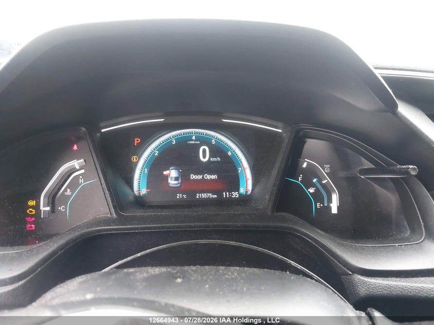 2017 HONDA CIVIC SEDAN 2.0L I-4 DOHC, VVT, 158HP