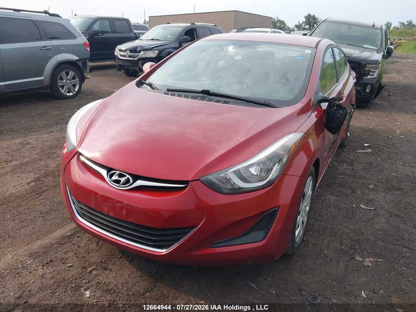 Vin: 5npdh4ae4fh599508, lot: 3067547, hyundai elantra gl 20152