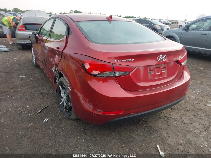 Vin: 5npdh4ae4fh599508, lot: 3067547, hyundai elantra gl 20153