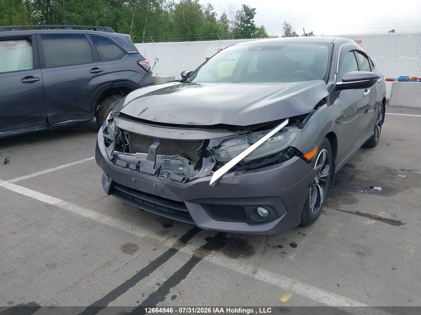 Vin: 2hgfc1f91gh110849, lot: 3067549, honda civic touring 20162