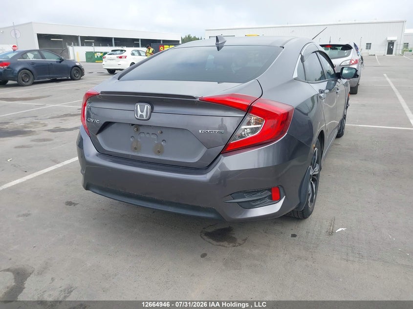 Vin: 2hgfc1f91gh110849, lot: 3067549, honda civic touring 20164