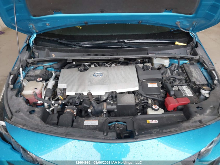 2018 TOYOTA PRIUS HATCHBACK 1.8L I-4 DOHC, VVT, 95HP