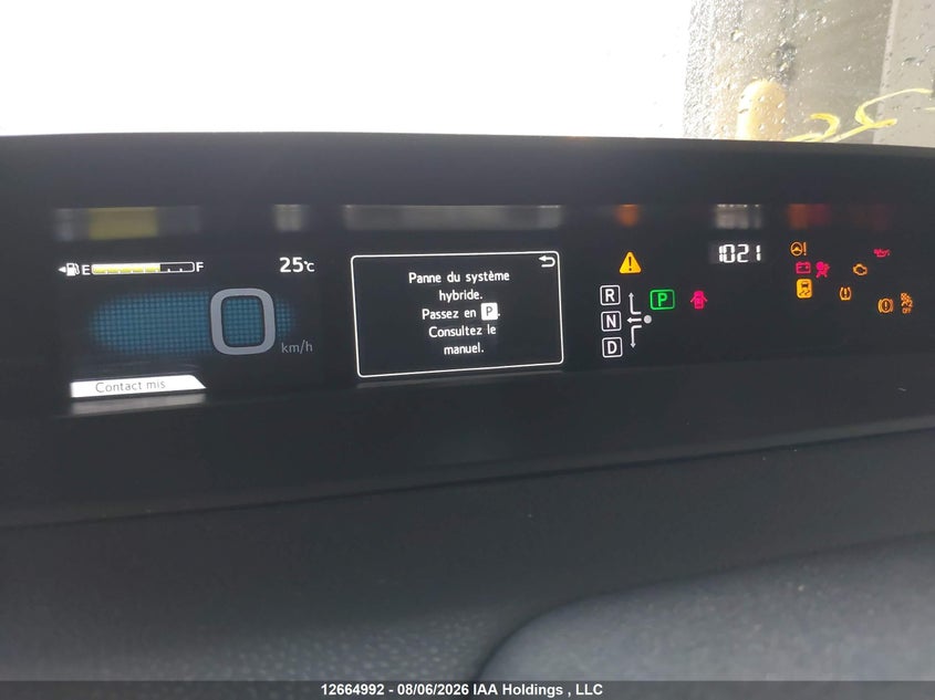2018 TOYOTA PRIUS HATCHBACK 1.8L I-4 DOHC, VVT, 95HP