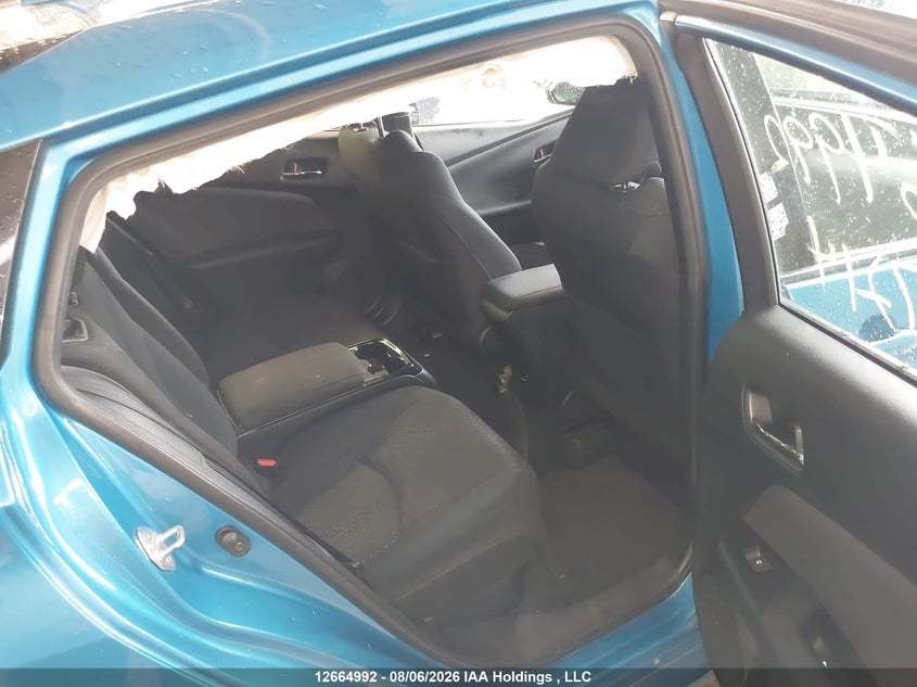 2018 TOYOTA PRIUS HATCHBACK 1.8L I-4 DOHC, VVT, 95HP