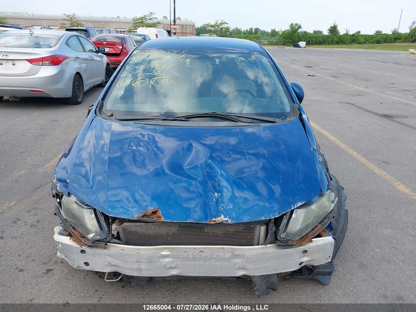 2013 HONDA CIVIC SEDAN 1.8L I-4 VVT, 140HP