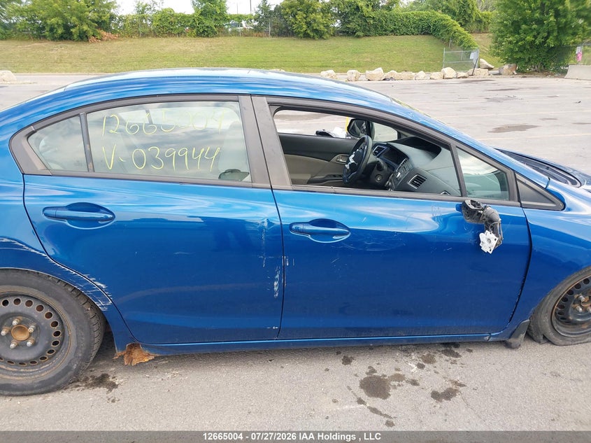 2013 HONDA CIVIC SEDAN 1.8L I-4 VVT, 140HP