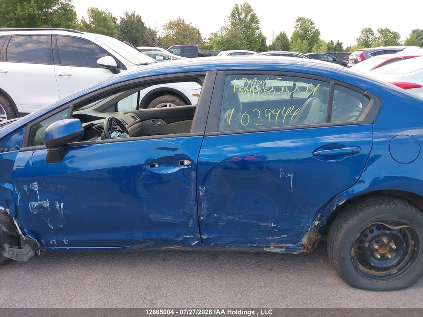2013 HONDA CIVIC SEDAN 1.8L I-4 VVT, 140HP