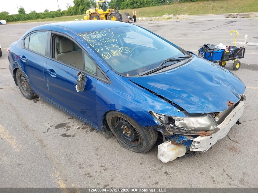 2013 HONDA CIVIC SEDAN 1.8L I-4 VVT, 140HP