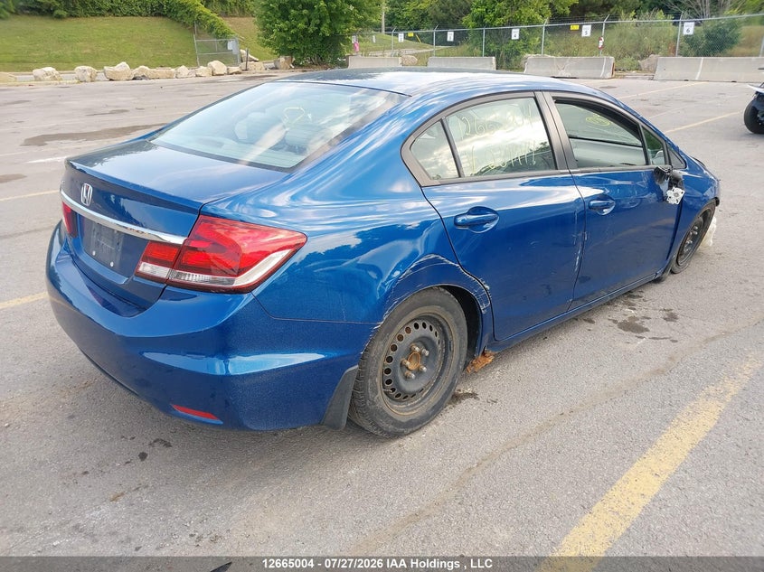 2013 HONDA CIVIC SEDAN 1.8L I-4 VVT, 140HP