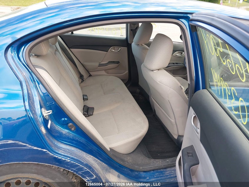 2013 HONDA CIVIC SEDAN 1.8L I-4 VVT, 140HP