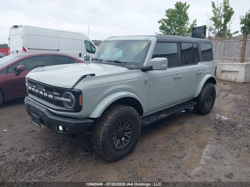 2021 Ford Bronco, Удар сзади, IAAI, VIN 1FMEE5DP5MLA66197 — фото 2