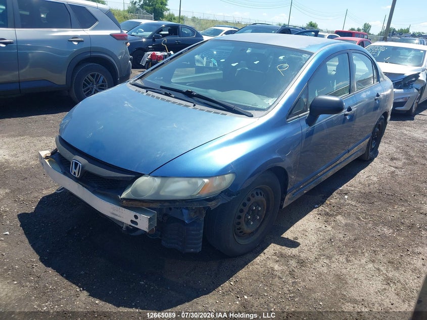2010 Honda Civic, Front, IAAI, VIN 2HGFA1F27AH018368 — photo 2