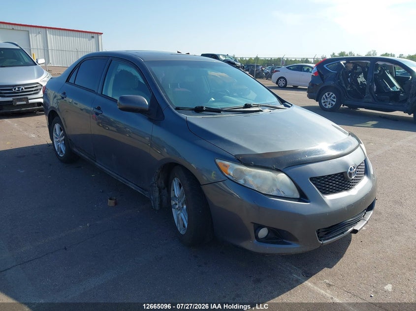 2010 Toyota Corolla Le, Удар спереди, IAAI, VIN 2T1BU4EE4AC369721